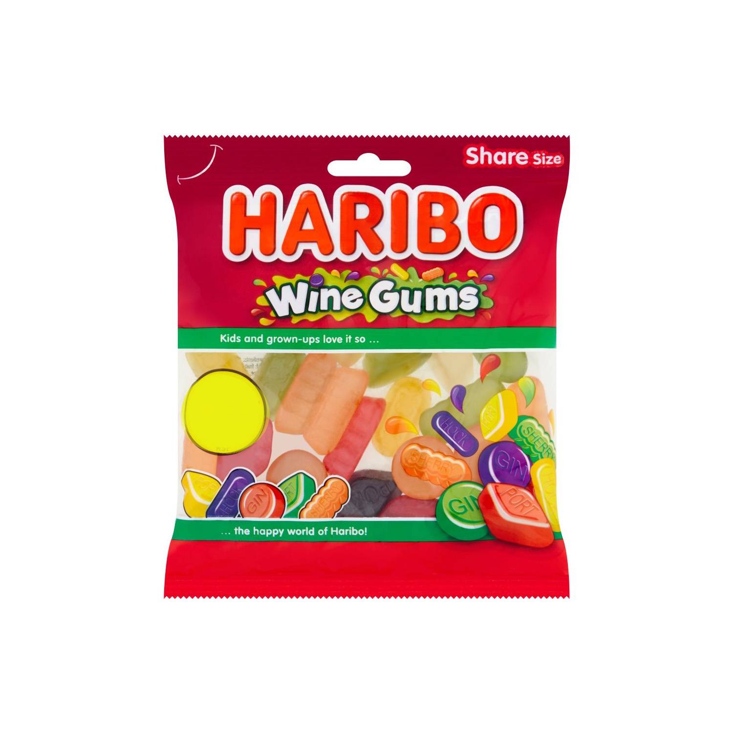 HARIBO WINE GUMS 140G