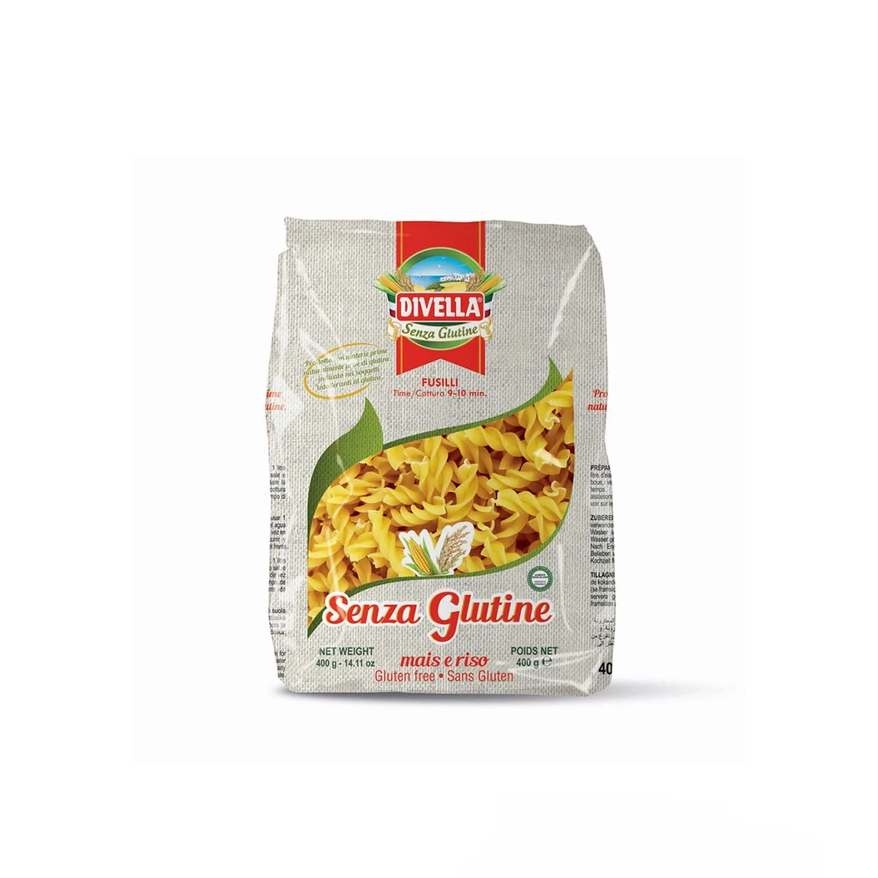 DIVELLA SENZA GLUTINE FUSILLI 400G