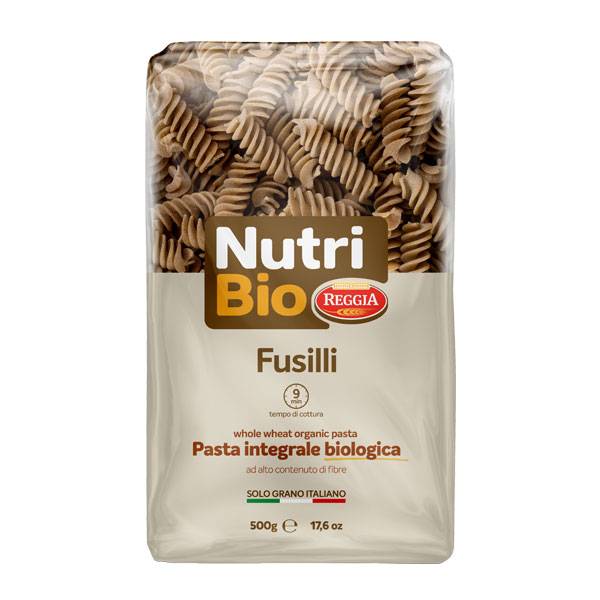 REGGIA NUTRI BIO PASTA INTEGRALE FUSILLI 500G