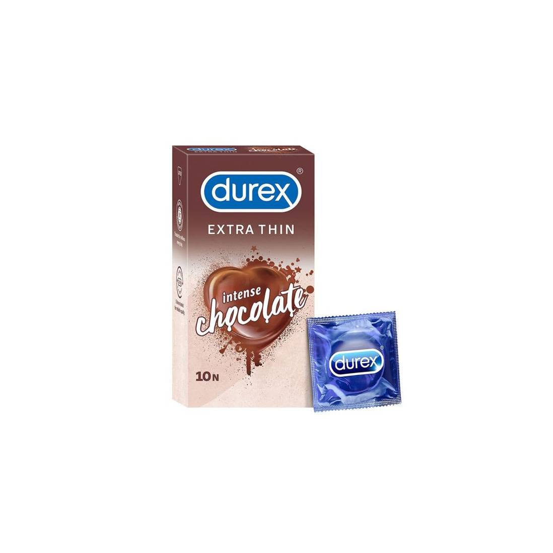 DUREX EXTRA THIN INTENSE CHOCOLATE 10N CONDOMS UK