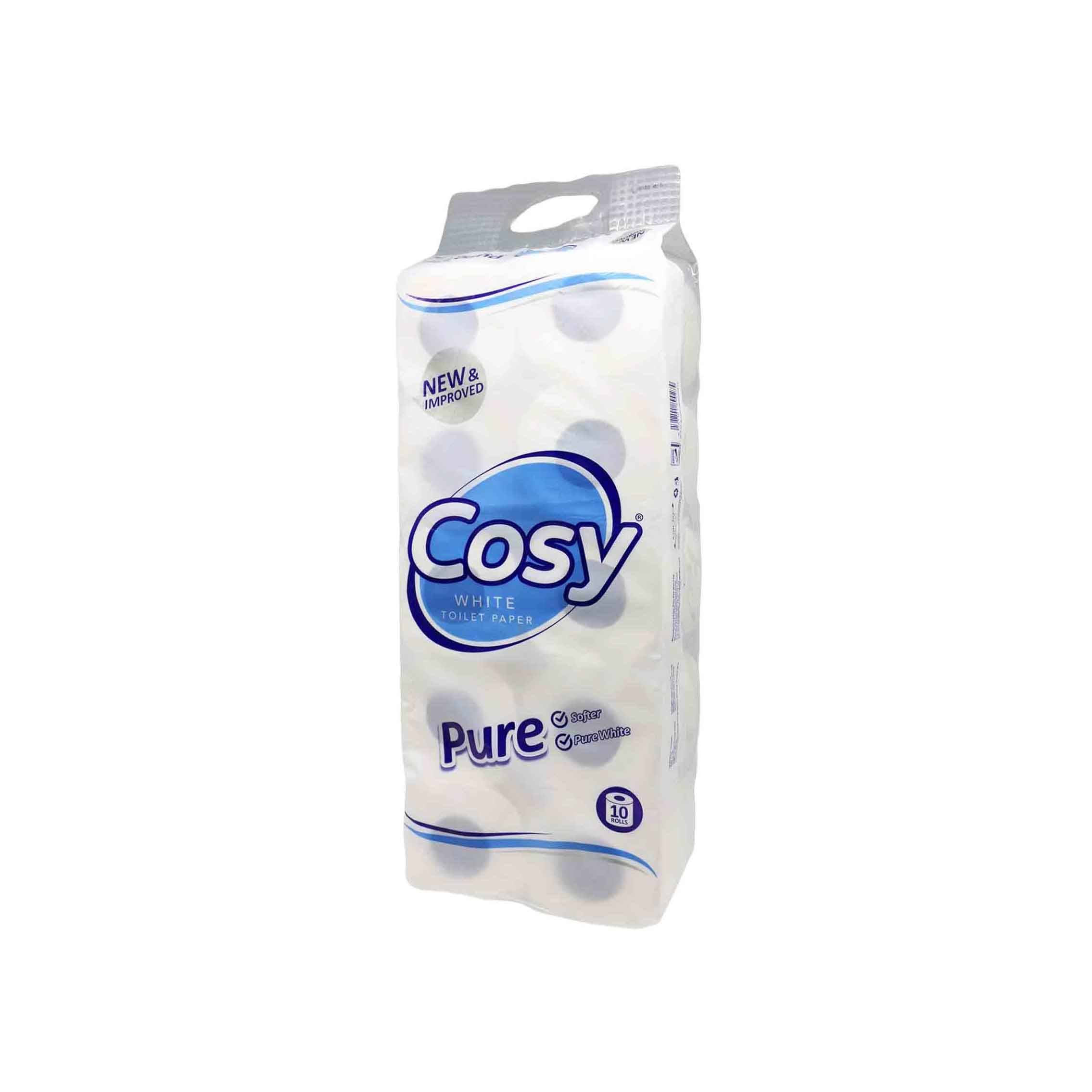 COSY TOILET PAPER WHITE 10 ROLLS