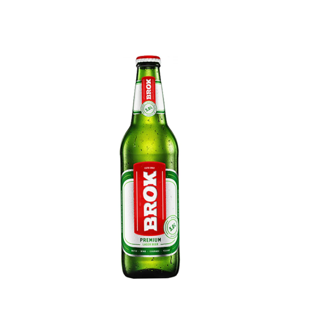 BROK PREMIUM LAGER BEER BOTTLE 330ML