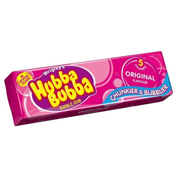 WRIGLEYS HUBBA BUBBA BUBBLE GUM ORIGINAL 35G