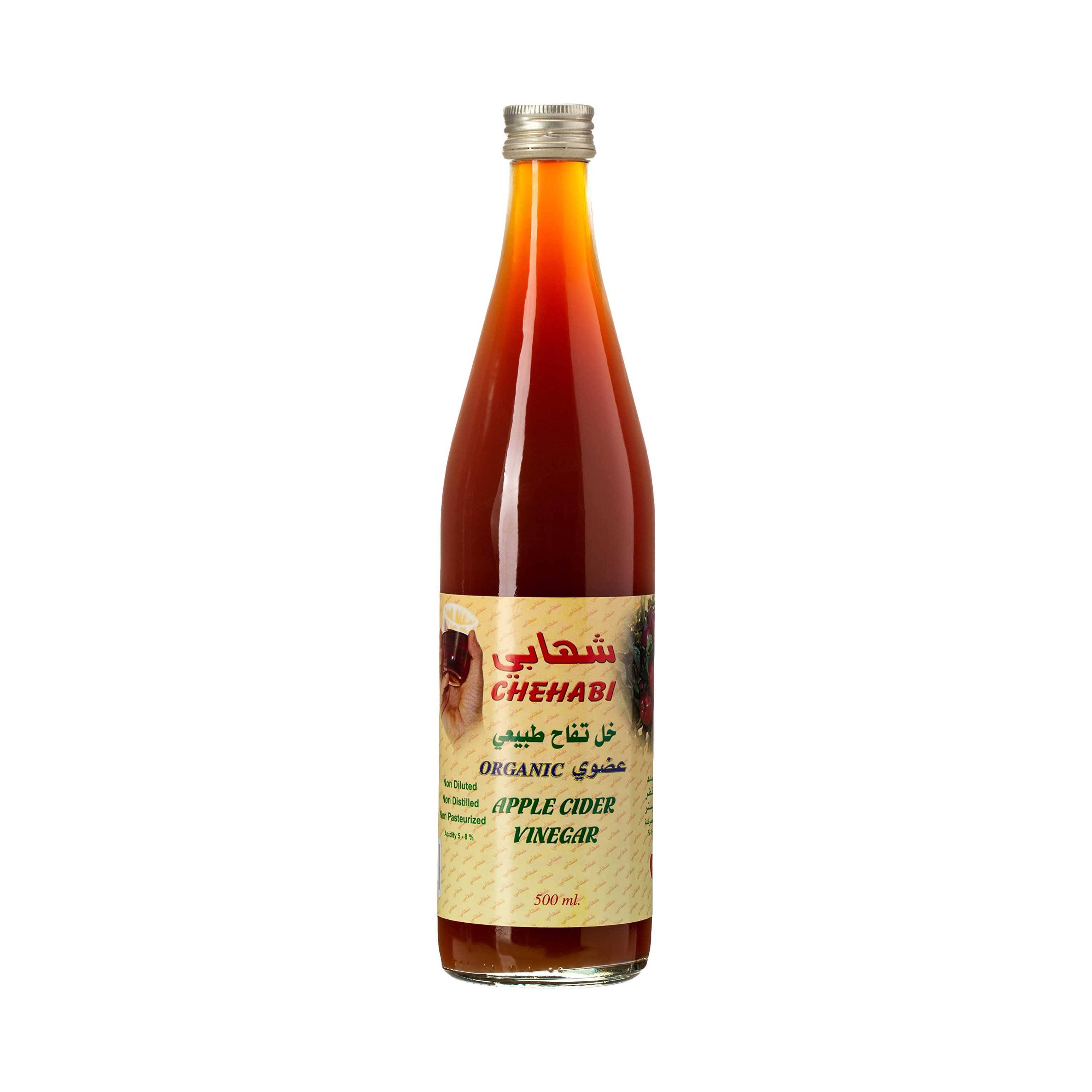 CHEHABI APPLE CIDER VINEGAR GLASS BOTTLE 500ML