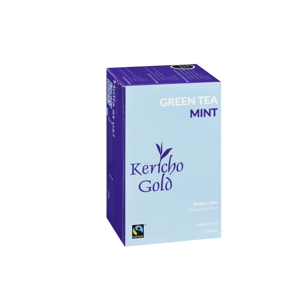 KERICHO GOLD GREEN TEA N MINT 25S