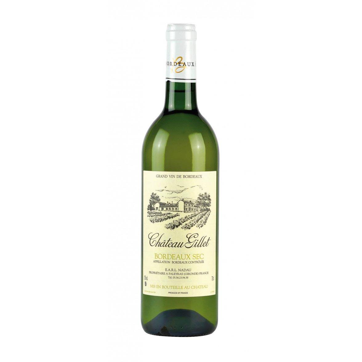 CHATEAU GILLET BORDEAUX BLANC 75CL