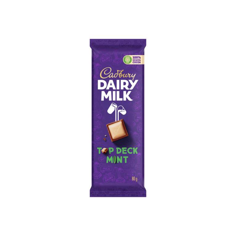 CADBURY DAIRY MILK TOP DECK MINT 80G