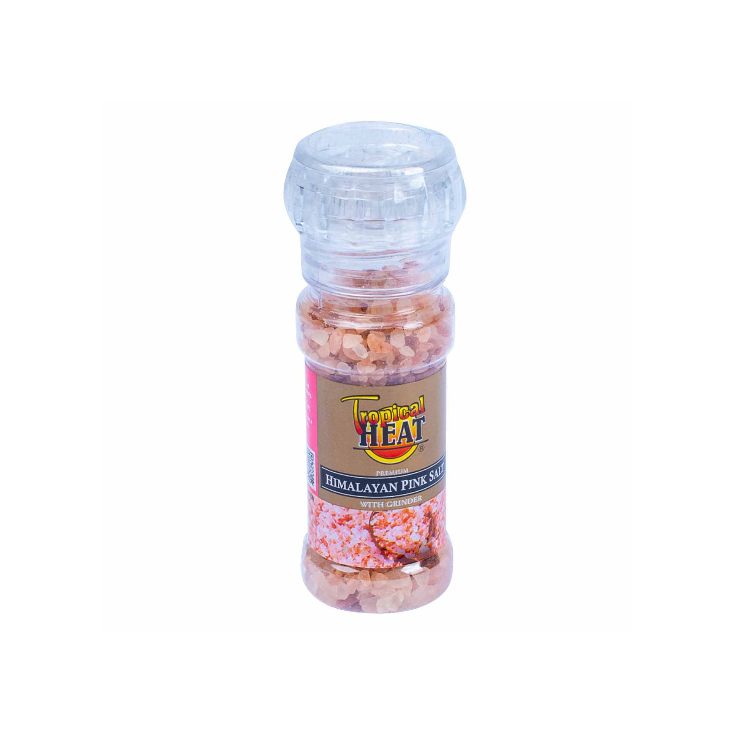 TROP HEAT HIMALAYAN PINK SALT WITH GRINDER 120G