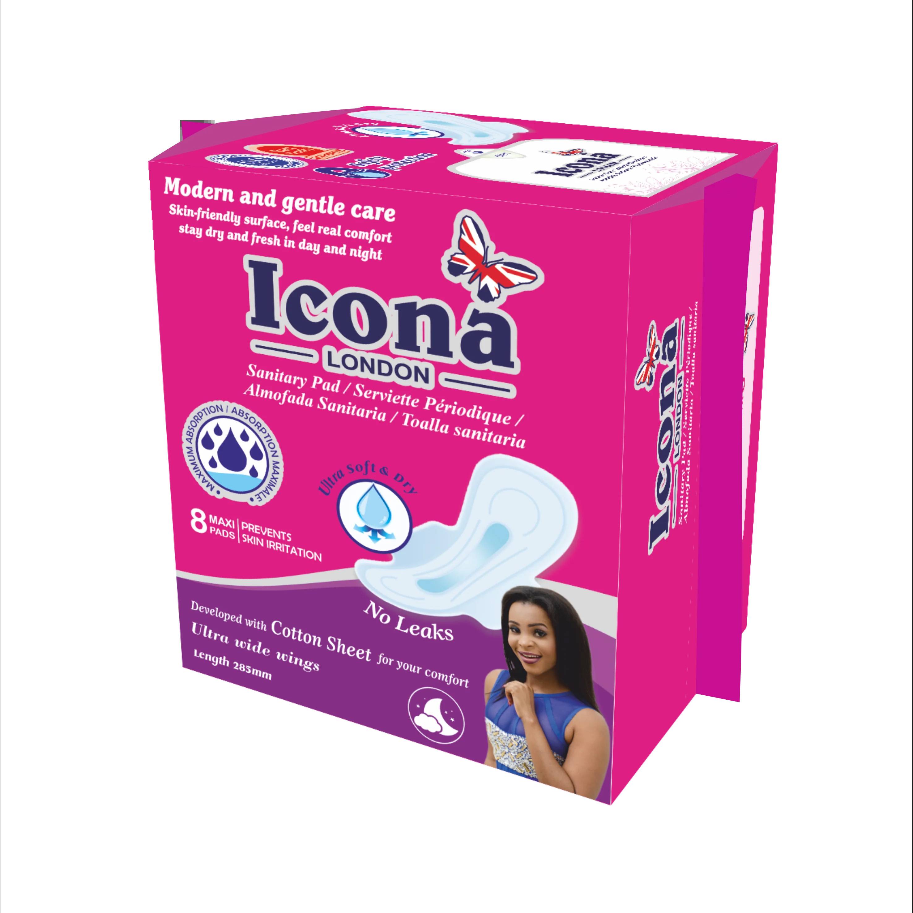 ICONA LONDON 8 MAXI PADS ROSE