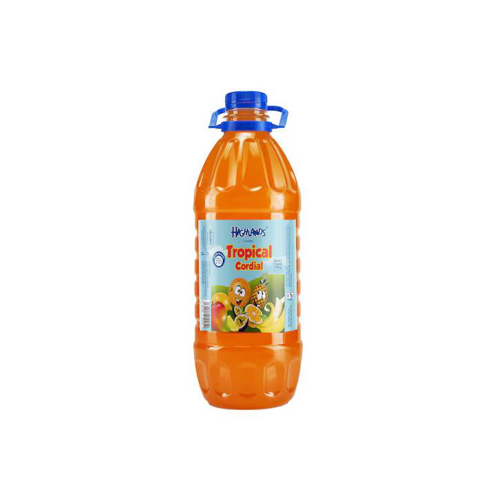 HIGHLANDS TROPICAL CORDIAL 2L