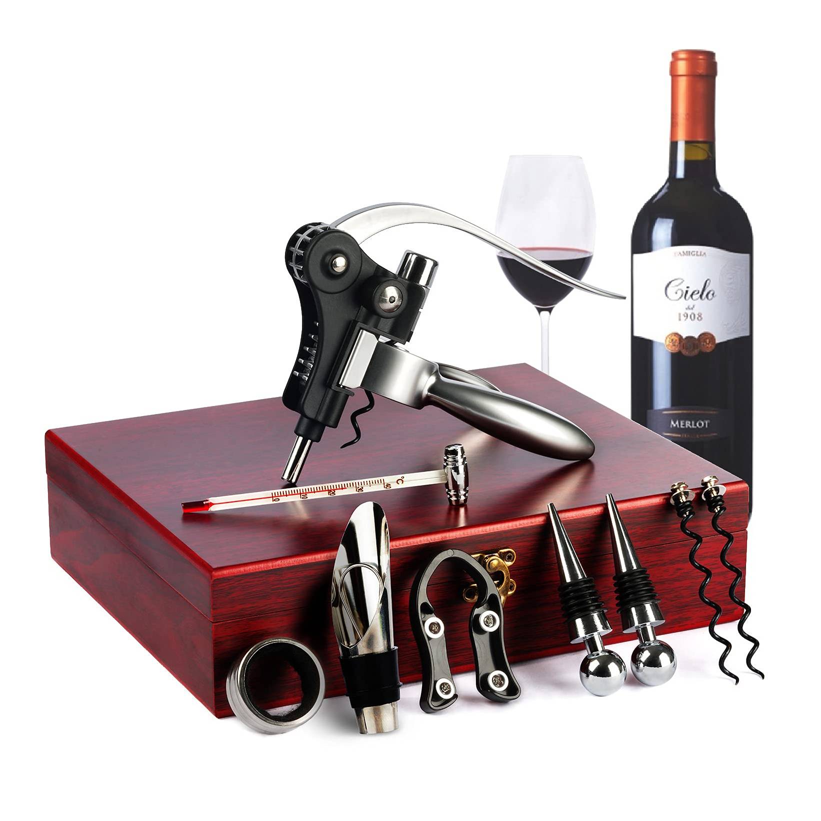 RABBIT WING CORKSCREW WINE OPENER SET