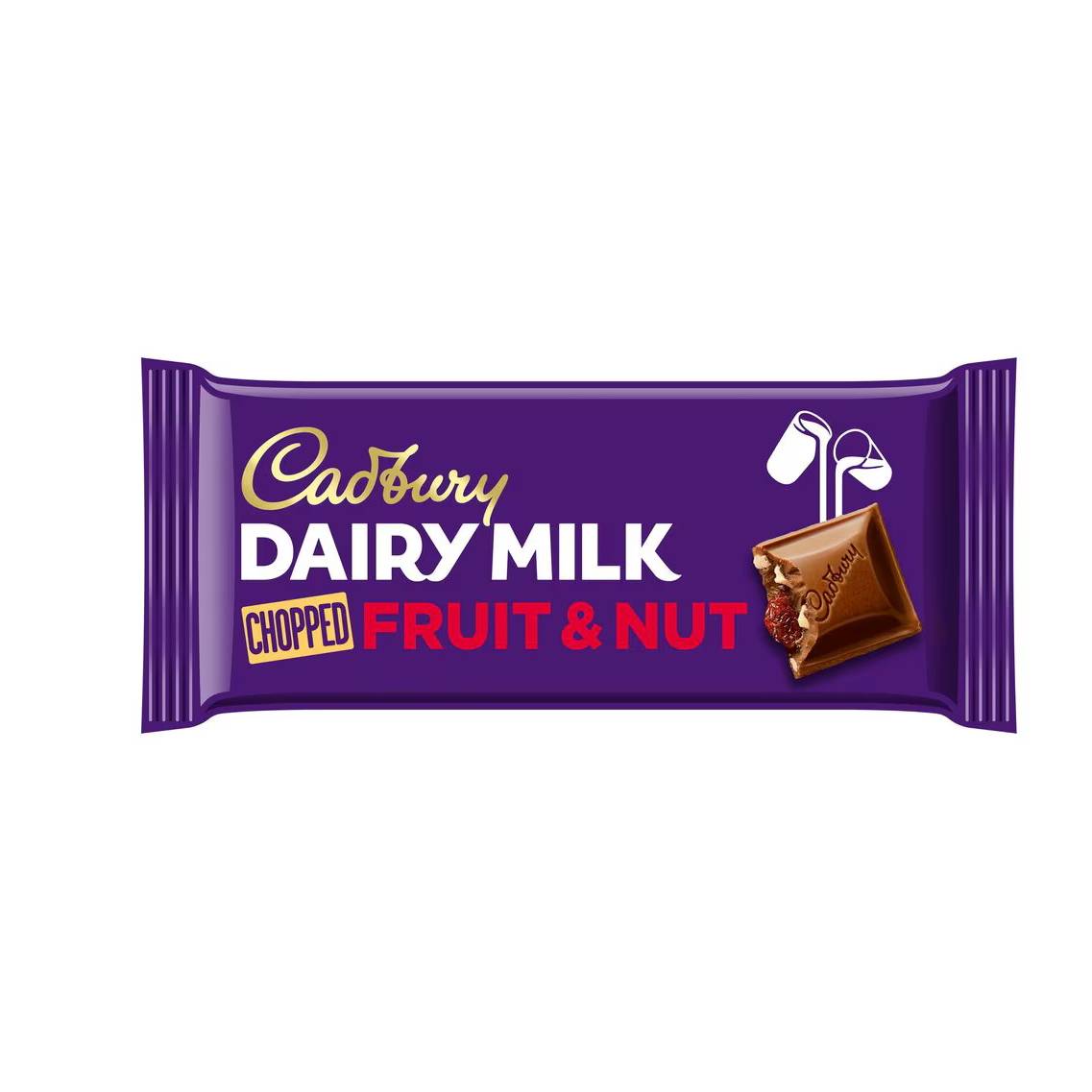 CADBURY DAIRY MILK FRUIT N  NUT BLOCK UK 95G