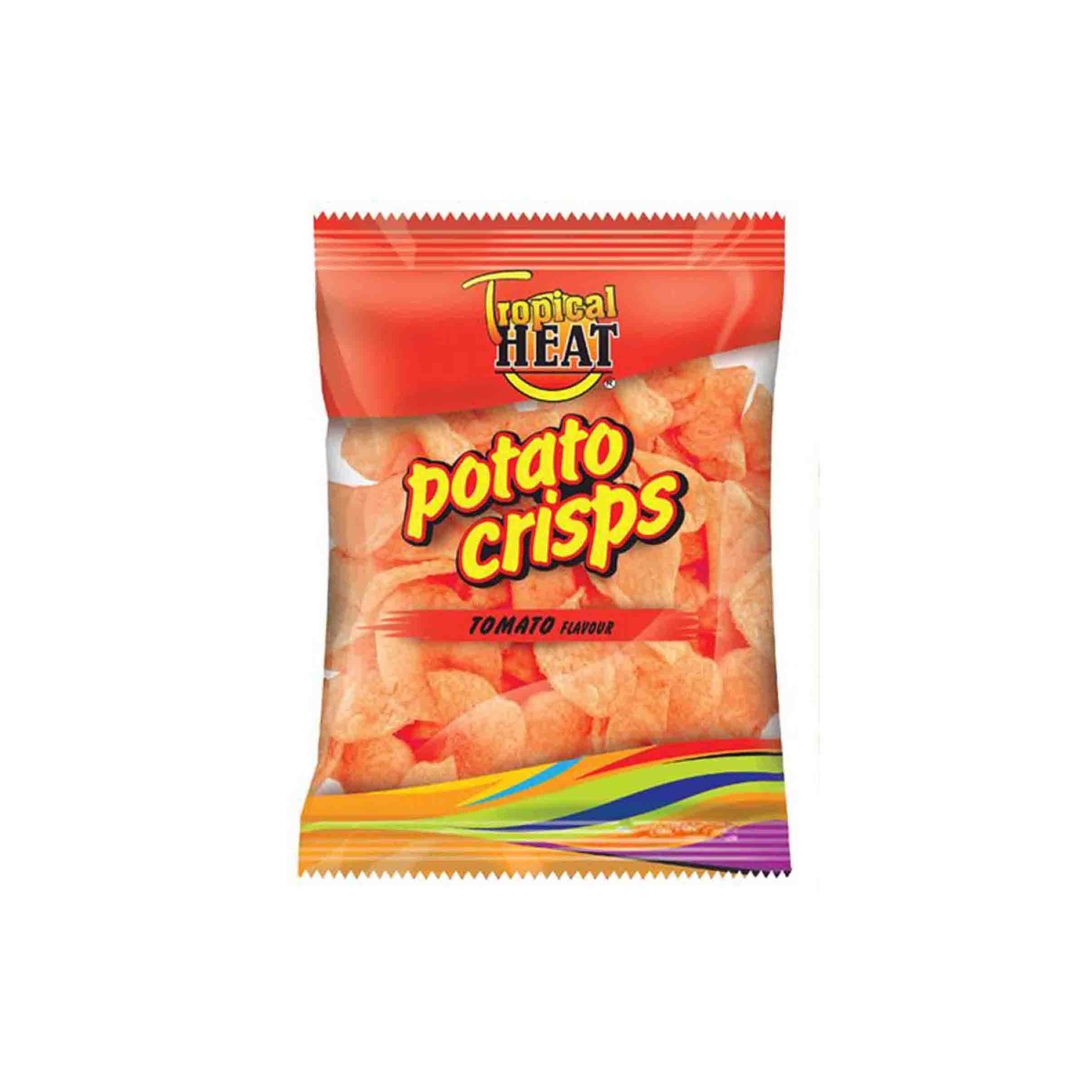 TROPICAL HEAT POTATO CRISPS TOMATO 100G