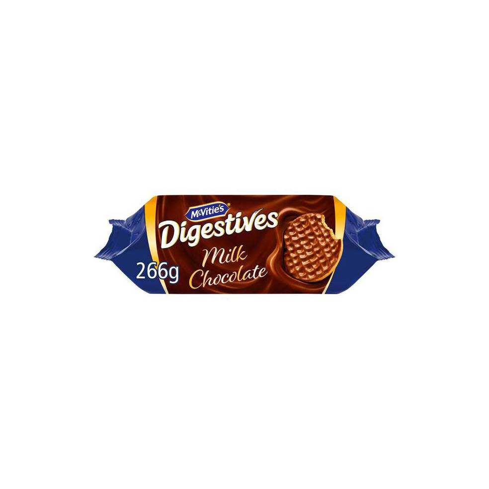 MCVITIE'S DIGESTIVES MILK CHOCOLATE UK 266G