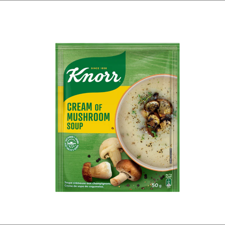 KNORR CREAM OF MUSHROOM SOUP 50G