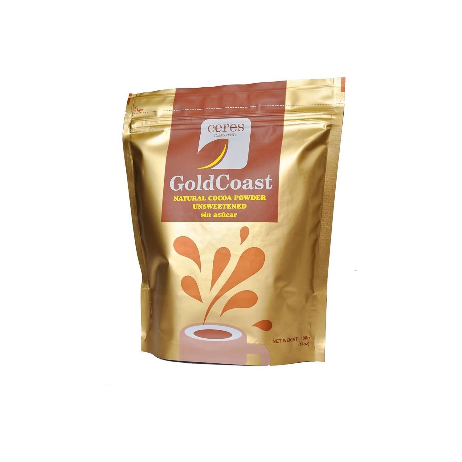 GOLDCOAST NATURAL COCOA POWDER 400G