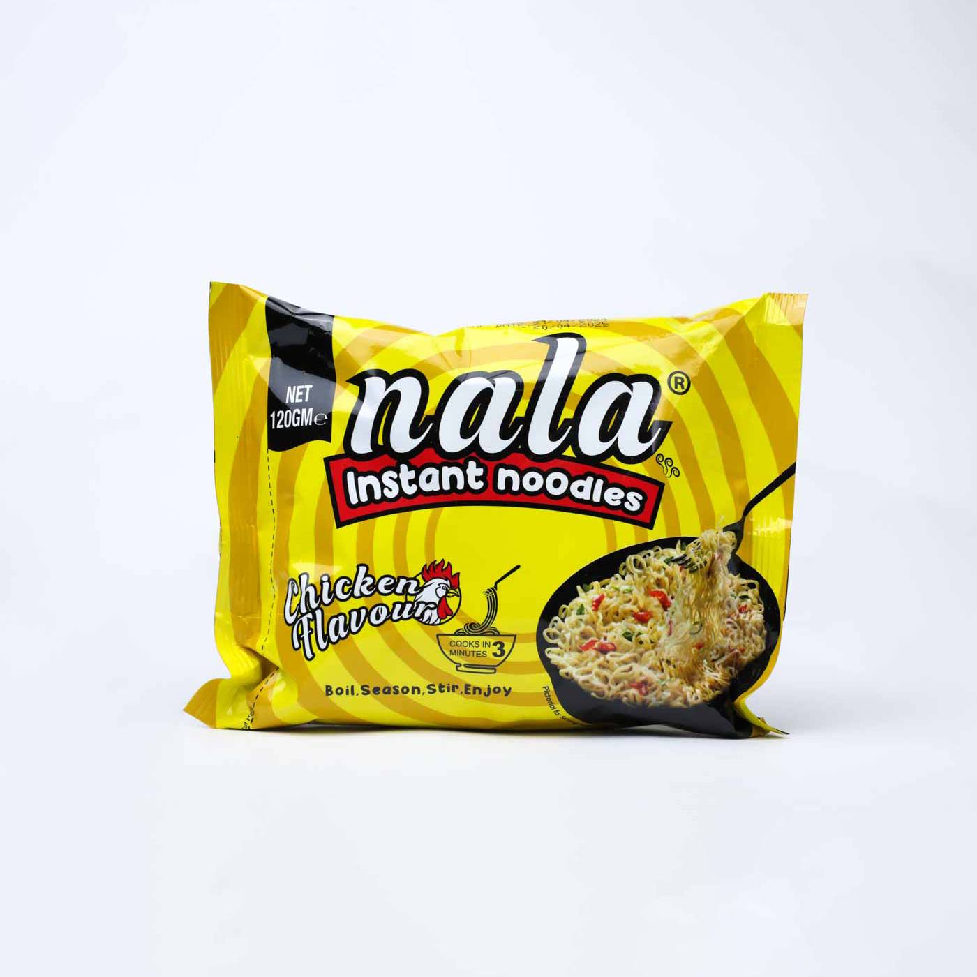 NALA INSTANT NOODLES CHICKEN FLAVOUR 120G