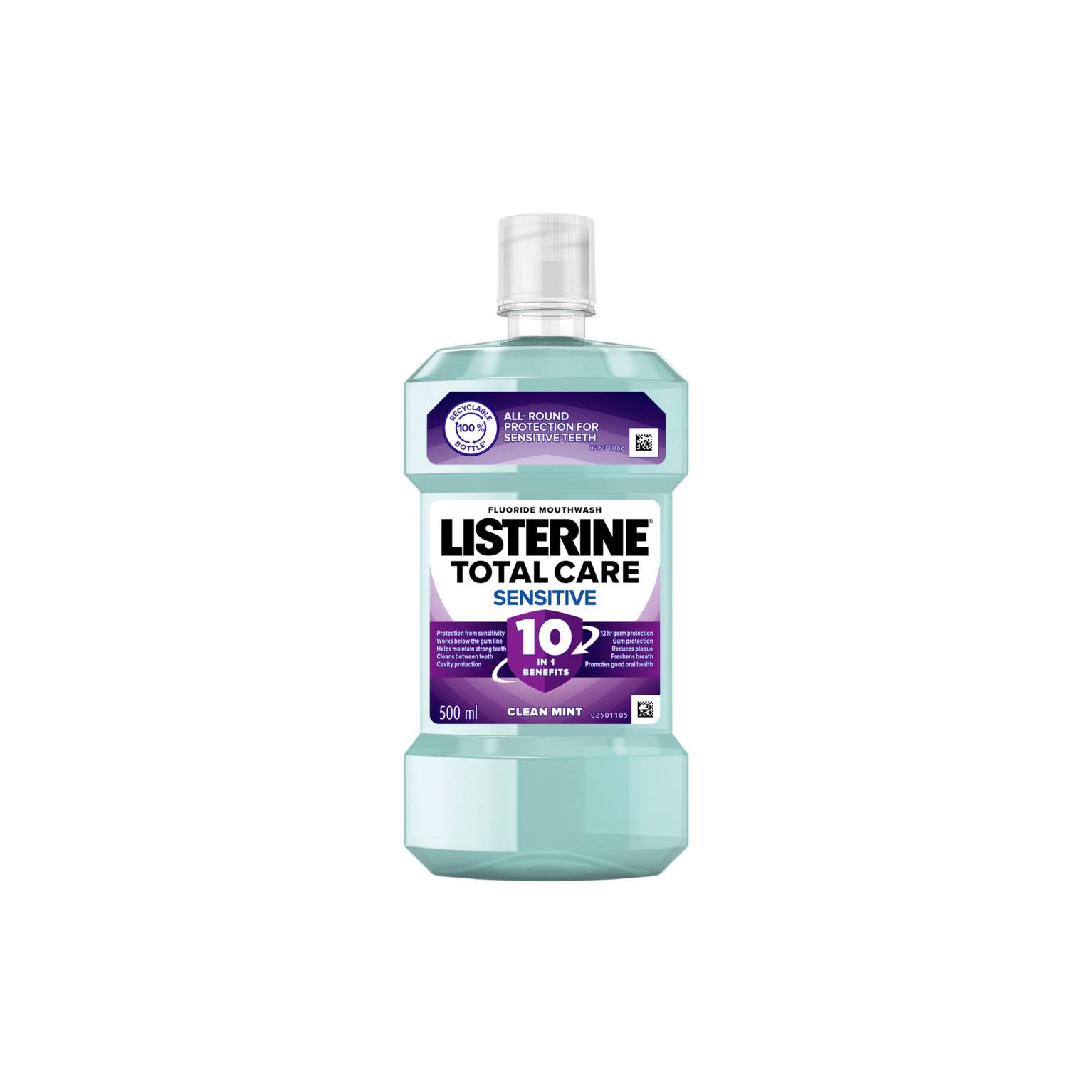 LISTERINE TOTAL CARE SENSITIVE MOUTHWASH 500ML