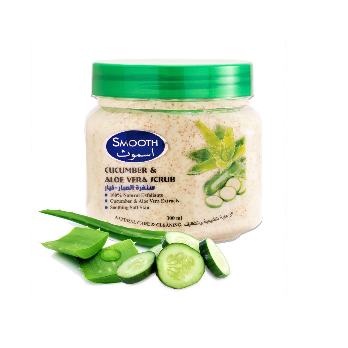 FLORONA CUCUMBER N ALOE VERA FACE N BODY SCRUB 300G