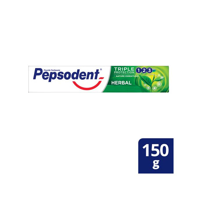 PEPSODENT TOOTHPASTE TRIPLE PROT HERBAL 150G