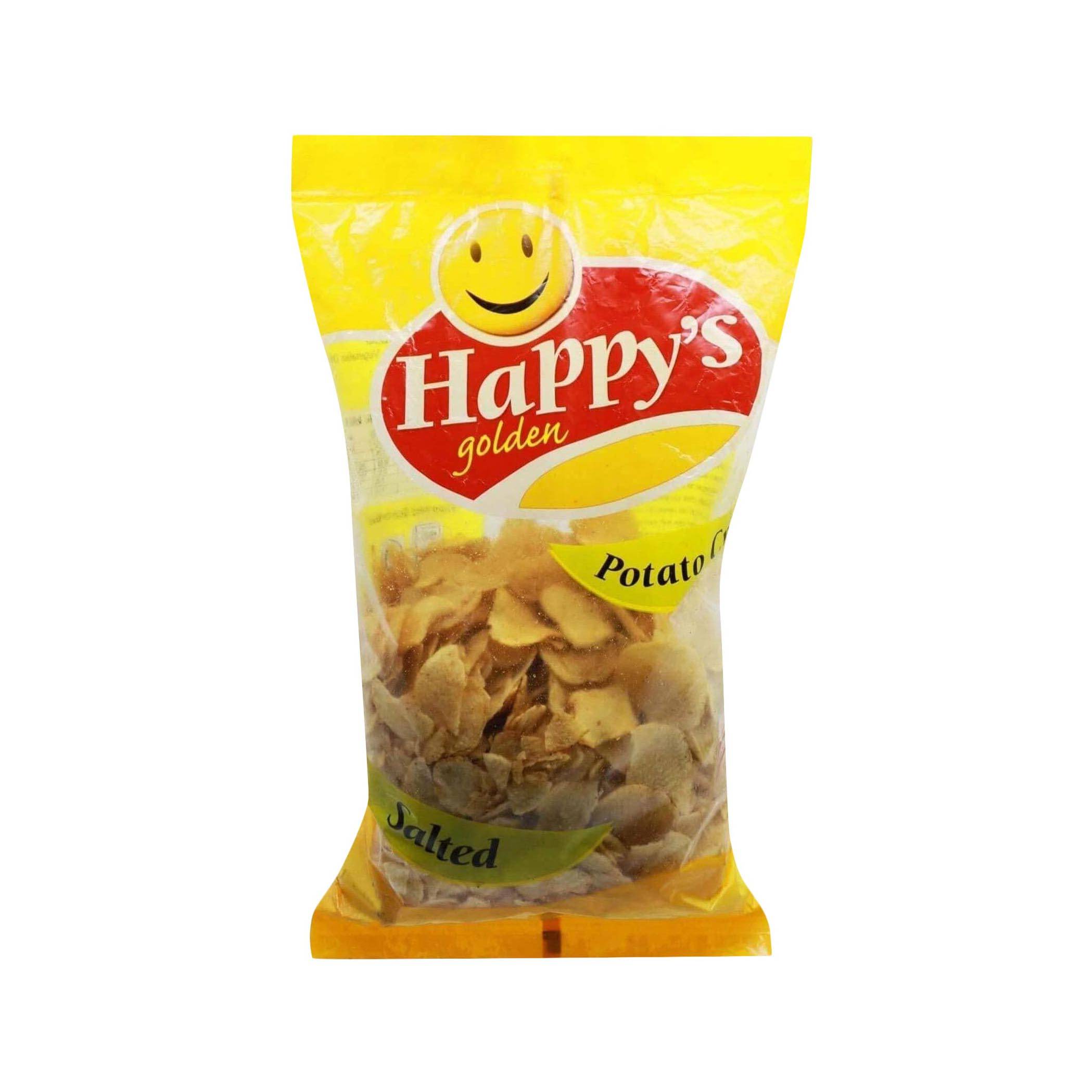 HAPPYS GOLDEN SALTED POTATO CRISPS 125G