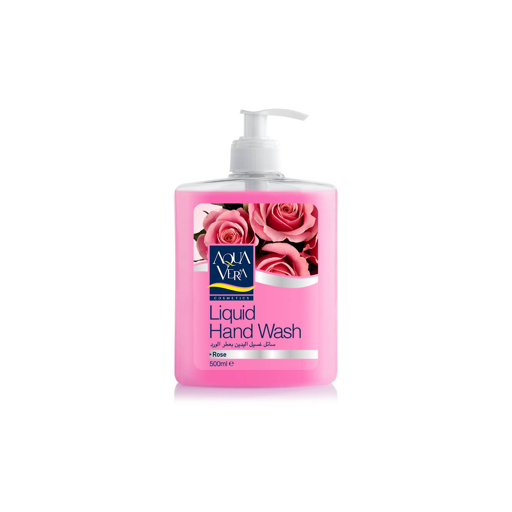 AQUA VERA LIQUID HAND WASH ROSE 500ML