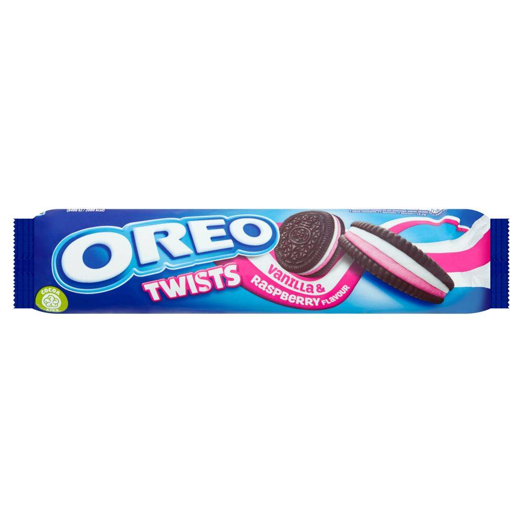 OREO TWISTS VANILLA N RASPBERRY 157G