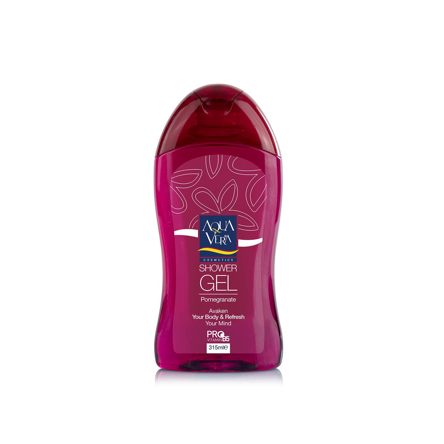 AQUA VERA SHOWER GEL POMEGRANATE 315ML