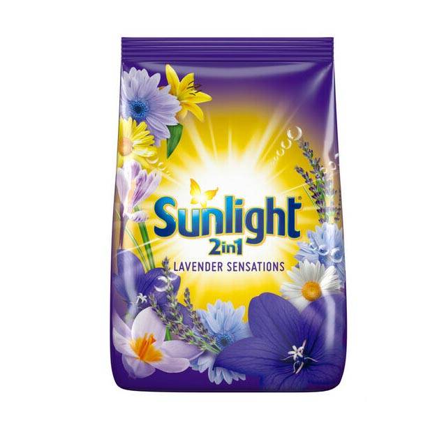 SUNLIGHT 2 IN1 LAVENDER  WASHING POWDER SACHET 3.5KG