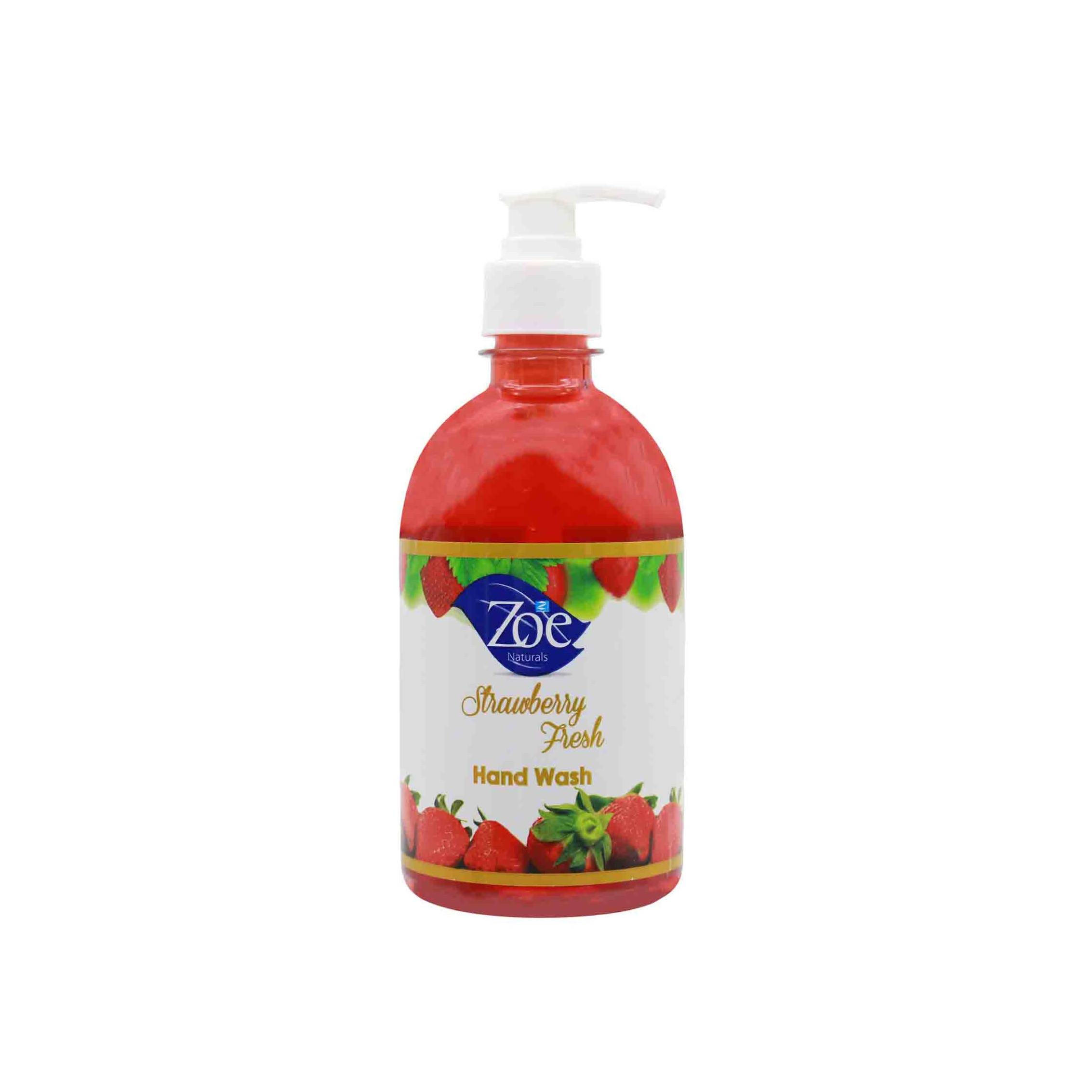 ZOE NATURALS HAND WASH STRAWBERRY 300ML