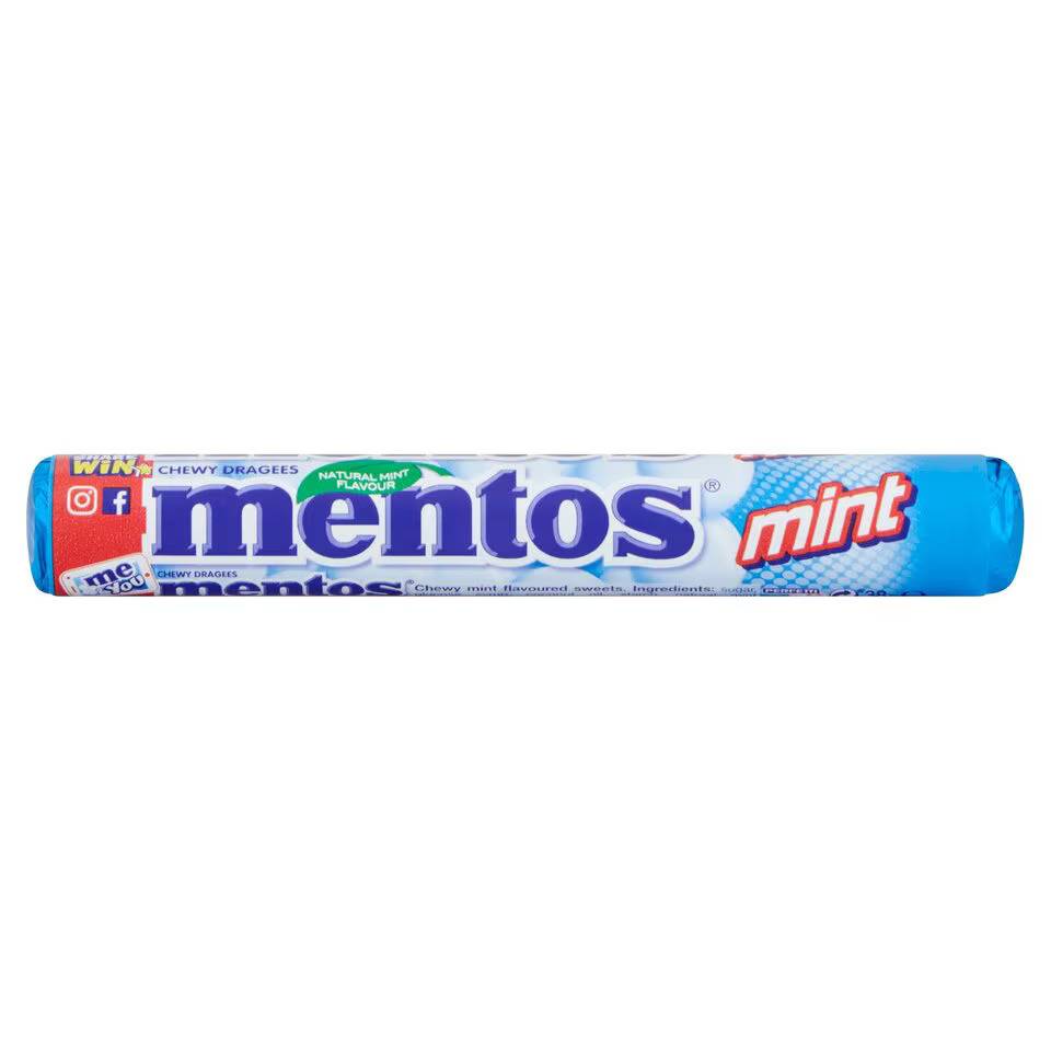 MENTOS MINT ROLLS 38G