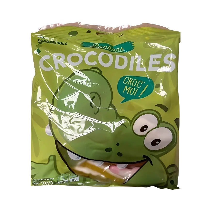 LEADER PRICE BONBONS CROCODILES SACHET 200G