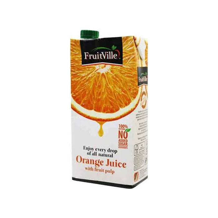 FRUIT VILLE ORANGE JUICE TETRA PACK 1L