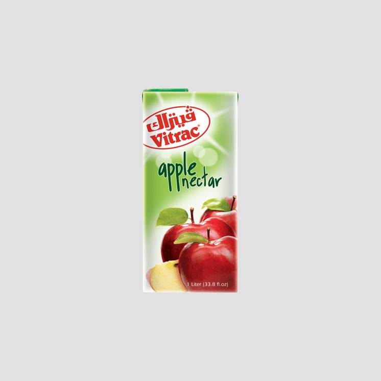 VITRAC APPLE NECTAR TETRA PACK 1L