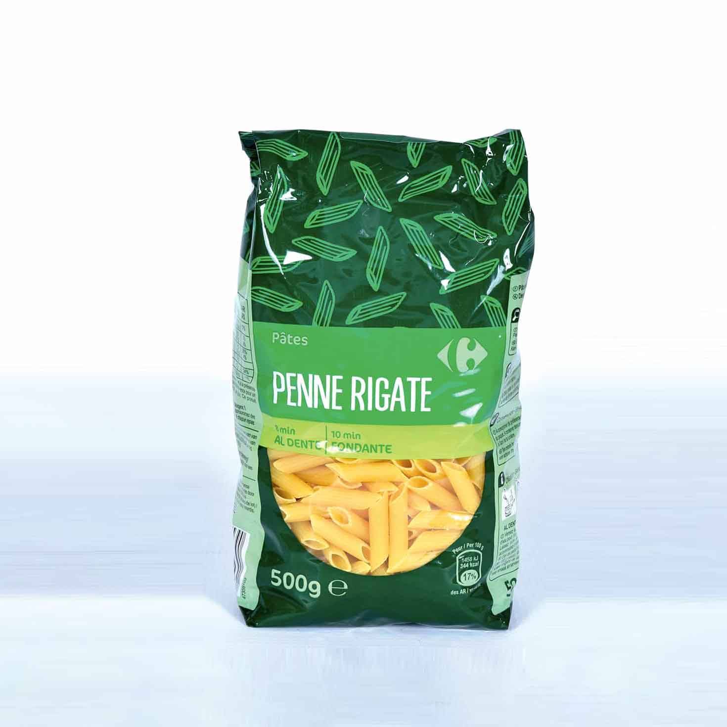 CARREFOUR PATES PENNE RIGATE 500G