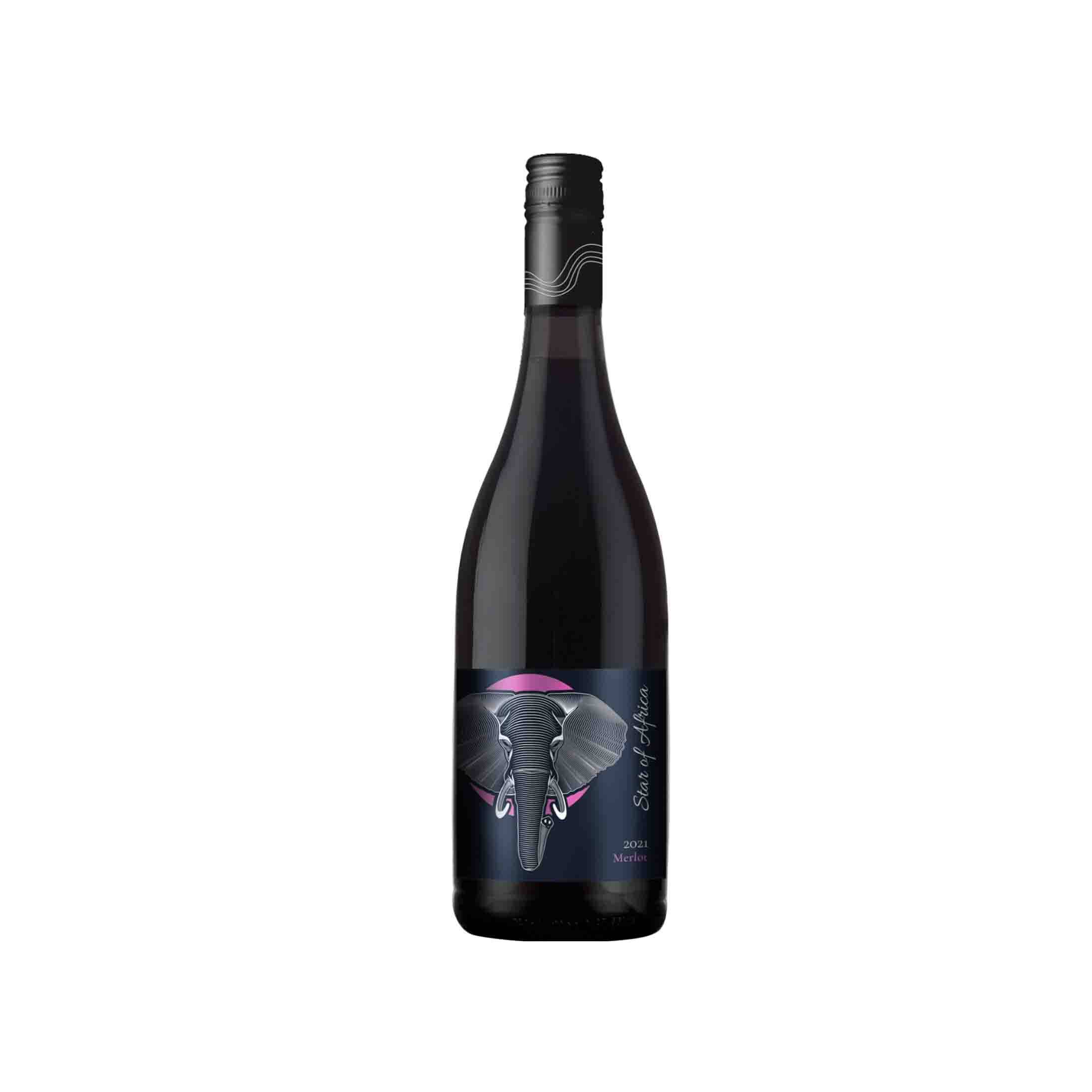 STAR OF AFRICA MERLOT RED 75CL