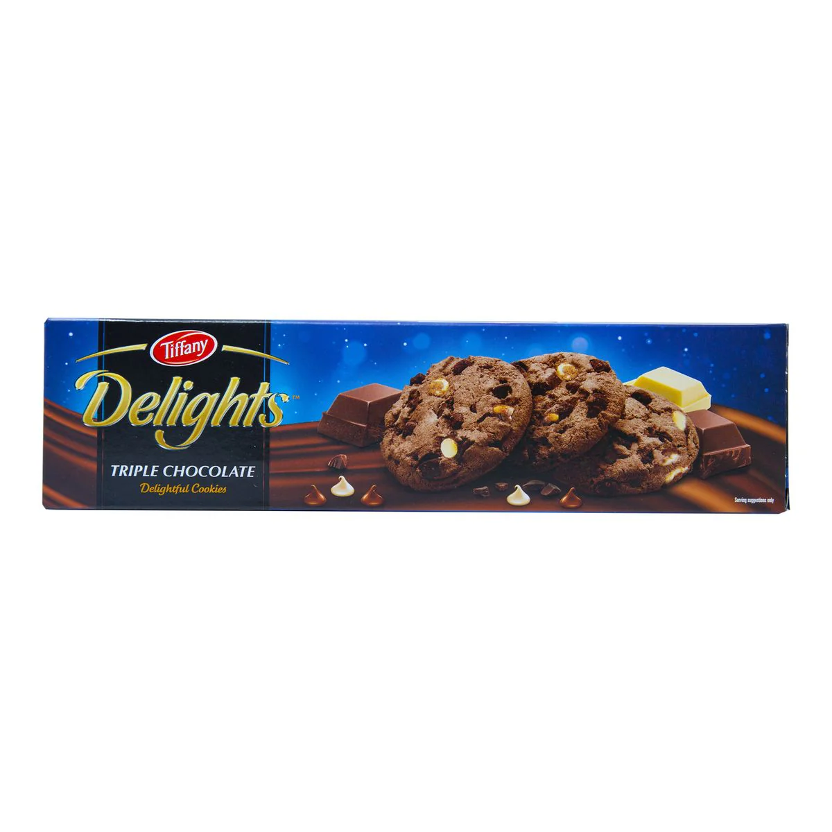 TIFFANY DELIGHTS TRIPPLE CHOCOLATE COOKIES 90G