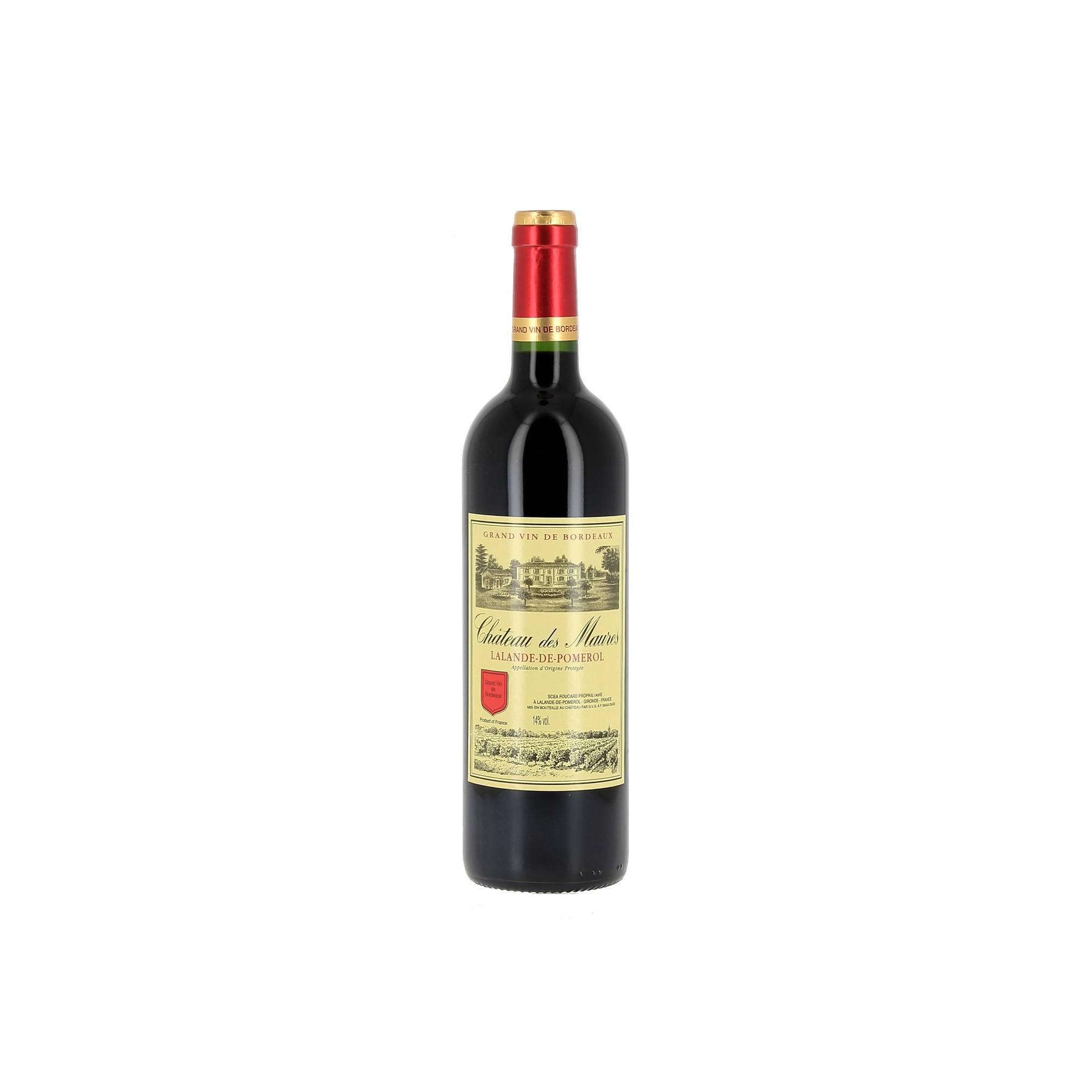 CHATEAU DES MAURES LALANDE DE POMEROL CAB SAUV MERLOT  75CL