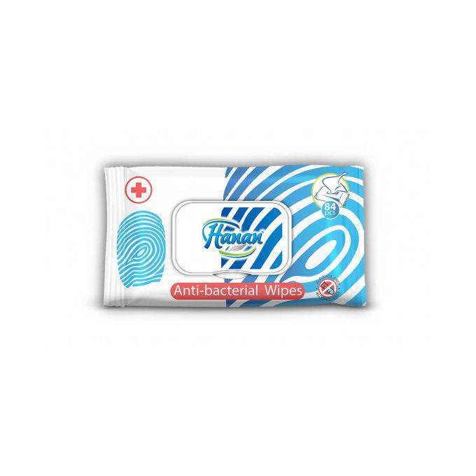 HANAN ANTI BACTERIA WIPES 84S