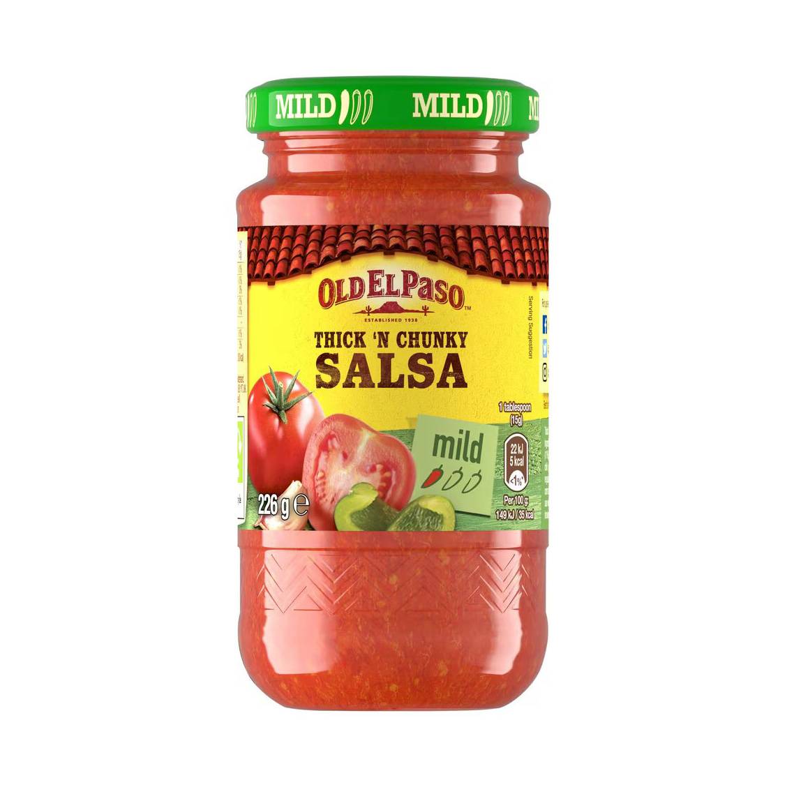 OLDELPASO THICK  CHUNKY SALSA 226G