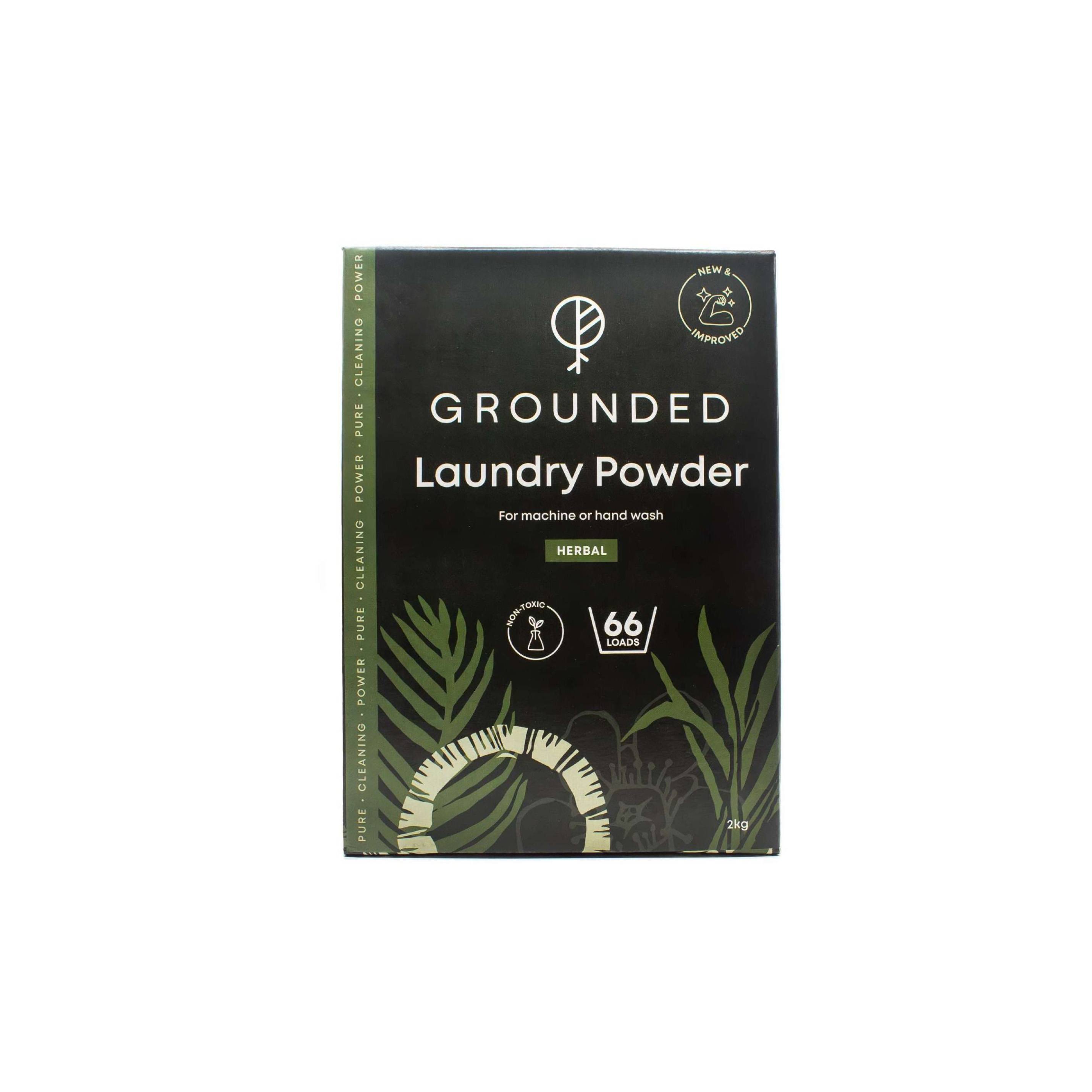 GROUNDED LAUNDRY POWDER HERBAL 2KG