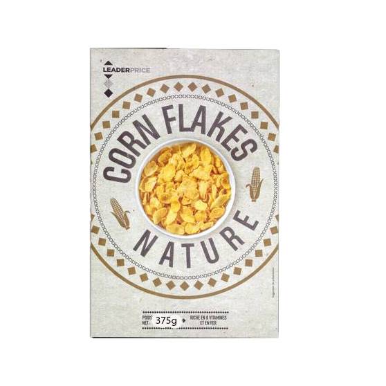 LEADER PRICE CORN FLAKES 375G