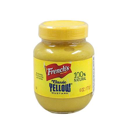 FRENCH'S CLASSIC YELLOW MUSTARD GLASS 170G