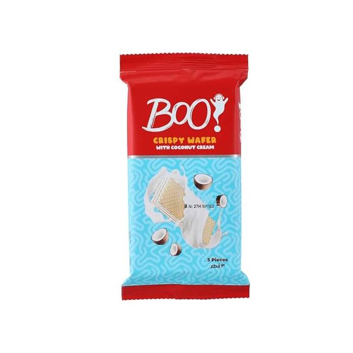 BOO CRISPY WAFER WITH COCONUT CREAM 38G