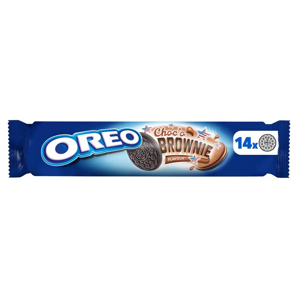 OREO CHOCO BROWNIE BISCUITS 154G