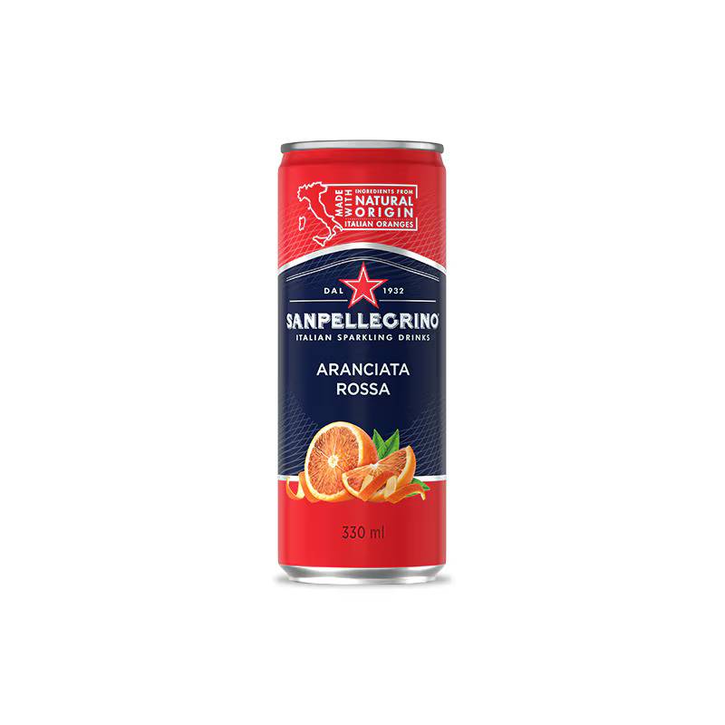 SANPELLEGRINO ARANCIATA ROSSA ORANGE CAN 33CL