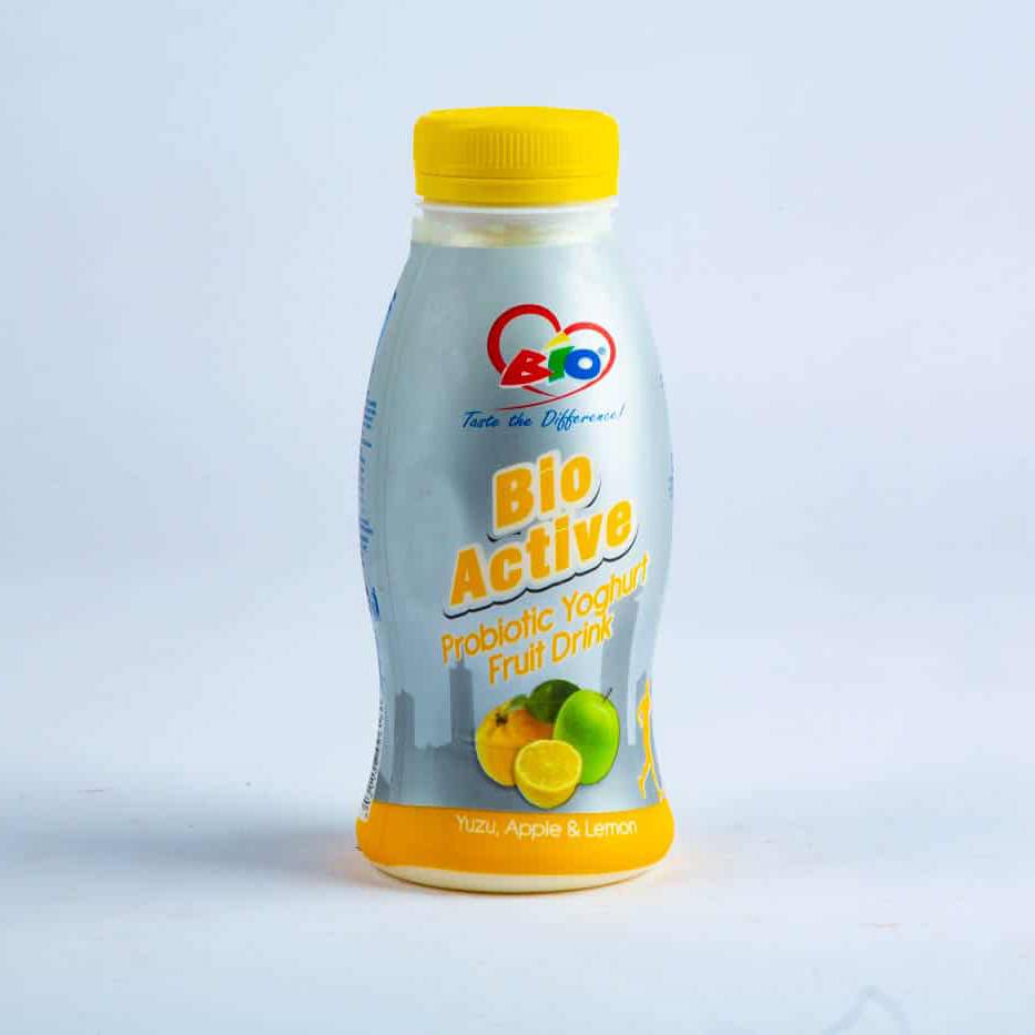 BIO ACTIVE PROBIOTIC YOGHURT YUZU APPLE N LEMON 350ML