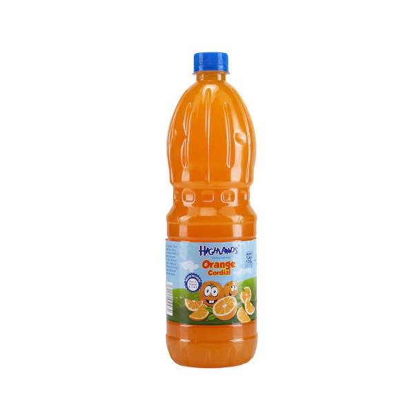 HIGHLANDS ORANGE CORDIAL 1L