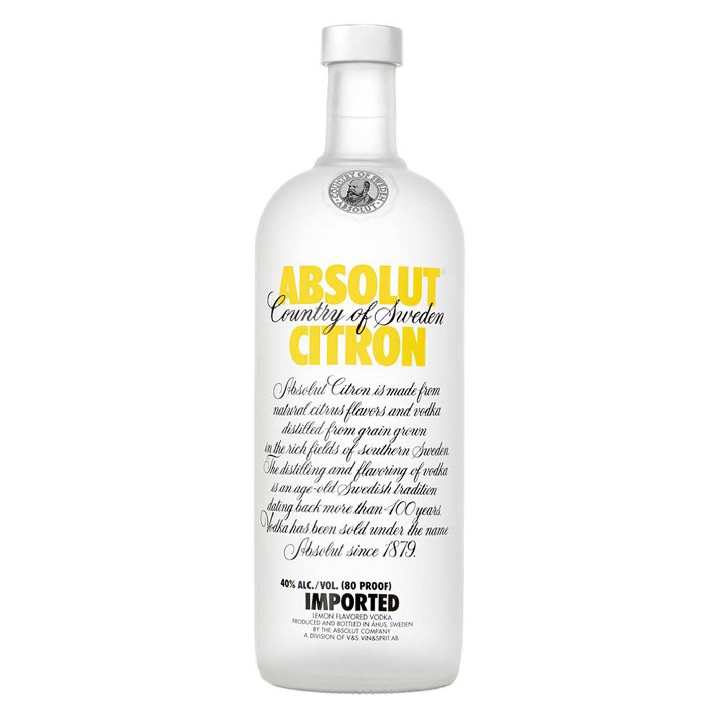 ABSOLUT CITRON VODKA 1L