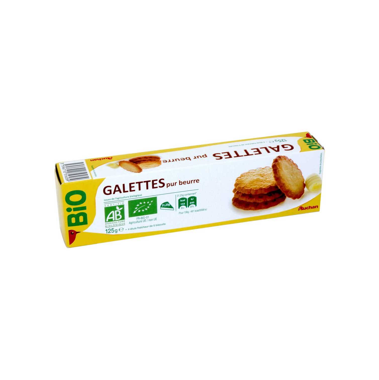 LP BIO GALETTES PUR BEURRE 125G